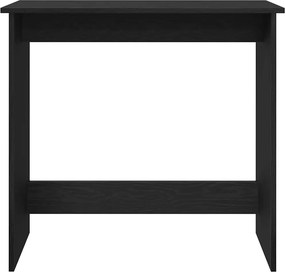 vidaXL Γραφείο Μαύρο 80 x 40 x 75 εκ. από Μοριοσανίδα