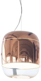 Κρεμαστό Φωτιστικό Οροφής LED 8,5W Dimmable Triac Φυσητό Γυαλί Φ30cm Gong S3 Prandina-1A63005113070-Χάλκινο 1A63005113070