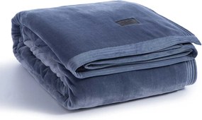 Κουβέρτα Βελουτέ Υπέρδιπλη (230x240) Nef-Nef Homeware Velosso Blue