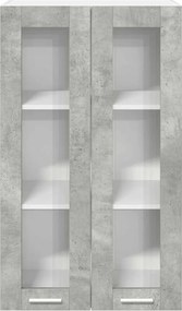 vidaXL Κρεμαστό ντουλάπι Σκυρόδεμα Γκρι 60 x 31 x 100 εκ.