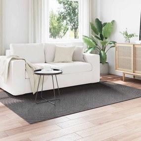 vidaXL Χαλί για εσωτερικούς και εξωτερικούς χώρους PALMERAS Ανθρακί