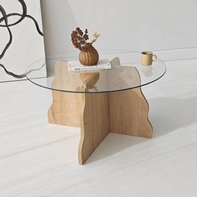 Coffee Table Butterfly - Sapphire Oak, Transparent Sapphire Oak
Transparent