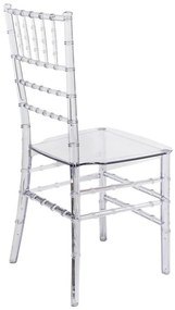 Καρέκλα Tiffany διάφανο pc 38.5x46x88εκ 38x38.5x88 εκ.