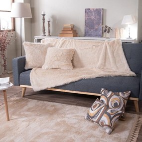 Ριχτάρι Γούνινο Pelt 36 Beige Teoran Πολυθρόνα Acrylic