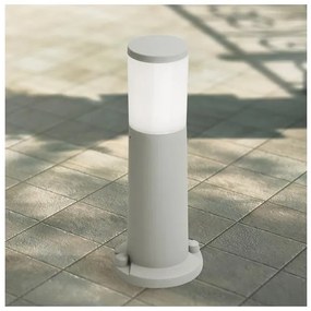 Επιδαπέδιο Φωτιστικό Κολώνα LED Ε27 8,5W 3CCT Γκρι Οπάλ ΙΡ55 Amelia 400 145-26168 Eurolamp-145-26168-Γκρι 145-26168