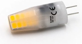 Adeleq Led Λάμπα Σιλικόνης Smd G4 3W 12Vac-Dc Ματ Θερμό 13-090300