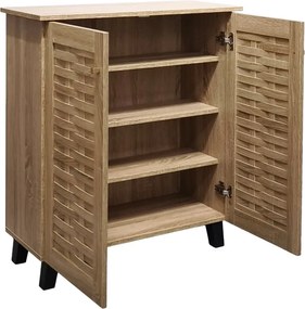 Παπουτσοθήκη-ντουλάπι Mantam pakoworld 12 ζεύγων sonoma 78x34x87εκ