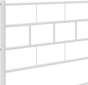 vidaXL Ανταλλακτικό κεφαλάρι Λευκό 120 εκ. Μεταλλικό