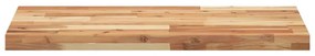 Επιφ. Νιπτήρα Μπάνιου Φινίρισμα Λαδιού 140x40x4 εκ Μασίφ Ακακία - Καφέ