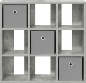 vidaXL Πλαϊνό γραφείο Σκυρόδεμα Γκρι 73,5 x 24 x 69,5 εκ.