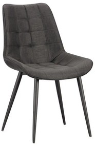 Καρέκλα Denis 11.1587 56Χ61Χ85 Black Metal, Fabric