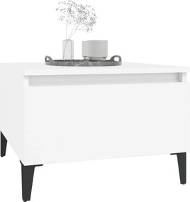 vidaXL Βοηθητικά Τραπέζια 2 τεμ. Λευκά 50x46x35 εκ. Επεξεργασμένο Ξύλο