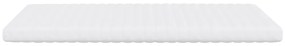 vidaXL Στρώμα Αφρού 7 Ζωνών Σκληρότητα 20 ILD Λευκό 140 x 200 εκ.
