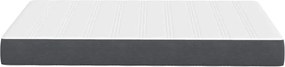 vidaXL Στρώμα Κρεβατιού με στρώμα Γκρι 120 x 200 cm ύφασμα