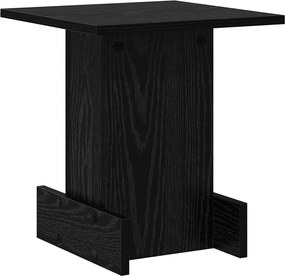 vidaXL End Table Μαύρη Οξυά 35,5 x 35 x 40 εκ Επεξεργασμένο ξύλο