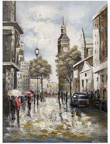 Πίνακας Καμβάς Λονδίνο 15-00-23557 60x80cm Multi Marhome Vertical Canvas