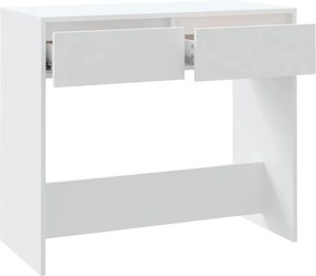 vidaXL Τραπέζι Κονσόλα Λευκό 89x41x76,5 εκ. από Επεξεργασμένο Ξύλο