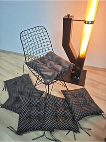 Stewehome Μαξιλάρι καρέκλας αφρώδες με πουαντιέ 40x40 cm