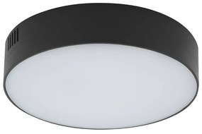 Φωτιστικό Οροφής - Πλαφονιέρα Lid Round 10407 16x4cm 25W 3000K 1600lm Led Black-White Nowodvorski