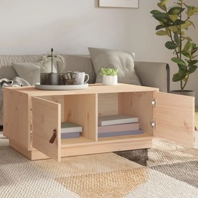 vidaXL Τραπεζάκι Σαλονιού 80 x 50 x 35 εκ. από Μασίφ Ξύλο Πεύκου