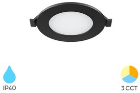 Φωτιστικό Χωνευτό Braytron BP01-60381 Μαύρο Ματ (Black Mat) CCT3