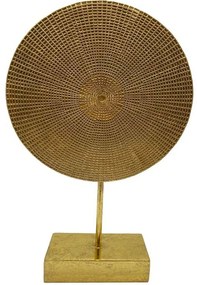 Διακοσμητικό Τοτέμ Skiva 025824 23x7x36cm Gold Πολυρεσίνη