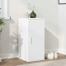 vidaXL Παπουτσοθήκη Λευκή 32 x 35 x 70 εκ. από Επεξ. Ξύλο