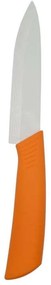 Μαχαίρι Κεραμικό Με Λαβή Σιλικόνης 776436 24cm Silver-Orange Ankor Κεραμικό