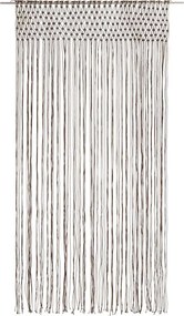 vidaXL Κουρτίνα Μακραμέ Taupe 140 x 240 εκ. Βαμβακερή