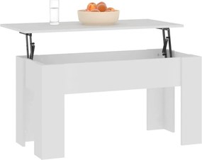 vidaXL Τραπεζάκι Σαλονιού Λευκό 101 x 49 x 52 εκ. Επεξεργασμένο Ξύλο