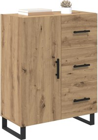 vidaXL Πλαϊνό γραφείο Artisan Oak 69,5 x 34 x 90 εκ.
