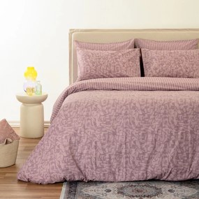 Σεντόνια Διπλά (Σετ) Melinen Ultra Line Storm Plum