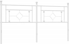 vidaXL Ανταλλακτικό κεφαλάρι Λευκό 180 εκ. Μεταλλικό