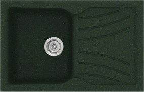 Sanitec Classic 337 (86×50) - Γρανιτένιος νεροχύτης - Granite GREEN