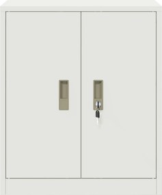 vidaXL Ντουλάπι αποθήκευσης Λευκός 60 x 40 x 70 εκ. Ατσάλι