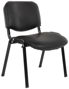 Conference chair  with Black PU 53,5x60x77cm