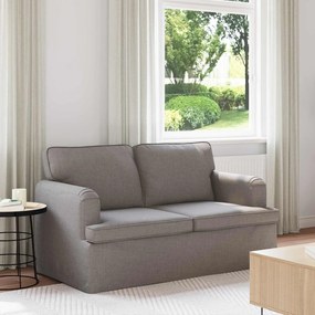 vidaXL Καναπές 120cm Taupe Μέταλλο