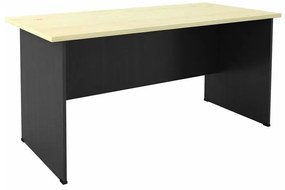 Τραπέζι γραφείου Mesa 122, 74x180x70cm, Οξιά, Σκούρο γκρι | Epipla1.gr