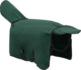 vidaXL Σαμάρι Ίππου Σκούρο πράσινο Πολυεστέρας