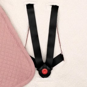 Bemini Biside® Κουβέρτα Ταξιδιού Vintage Pink 0-12M