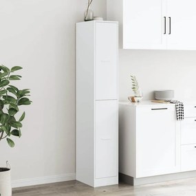 vidaXL Ντουλάπι Φαρμακείου Λευκό 30x41x174,5 εκ. από Τεχνητό Ξύλο