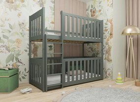 KONRAD 90x190 graphite bunk bed Lano Furniture