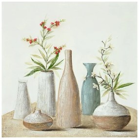 Πίνακας σε καμβά Vase Inart 100x3x100εκ