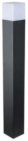 Adeleq Κολώνα Αλουμινίου Τετράγωνη W8xH65cm Ντουί Ε27 IP54 Γραφίτης 9-711