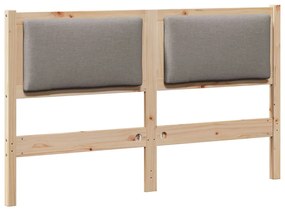 vidaXL Κεφαλάρι Άλλο Καφέ 160 cm Μασίφ ξύλο πεύκου