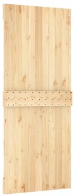 vidaXL Συρόμενη Μεσόπορτα με Μηχανισμό 85 x 210 εκ. Μασίφ Ξύλο Πεύκου