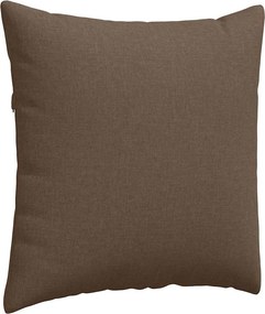 vidaXL Μαξιλάρι Καναπέ 2 pcs Καφέ 60 x 60 cm ύφασμα