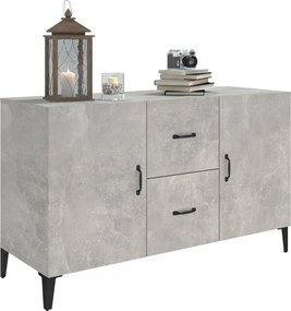 vidaXL Ντουλάπι Γκρι Σκυροδέματος 100 x 36 x 60 εκ. Επεξεργασμένο Ξύλο