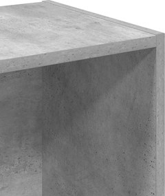 vidaXL Βιβλιοθήκη Γκρι Σκυροδέματος 40x30x152 εκ. Επεξεργ. Ξύλο