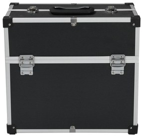 vidaXL Εργαλειοθήκη Μαύρη 38 x 22,5 x 34 εκ. από Αλουμίνιο